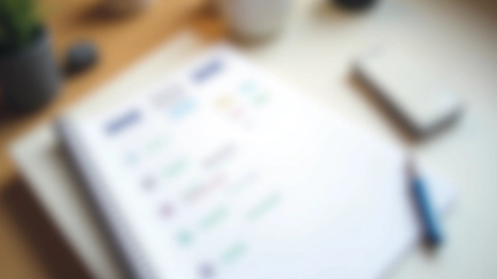 Carnet avec notes et symboles indiquant les objectifs atteints et les domaines à améliorer