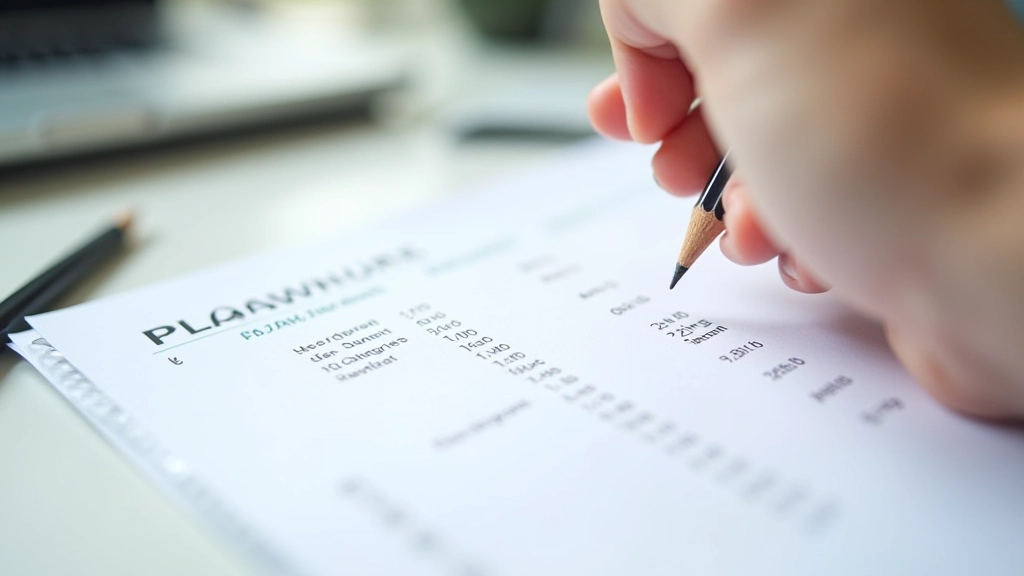 Document budgétaire pour l'année suivante avec nouvelles estimations écrites