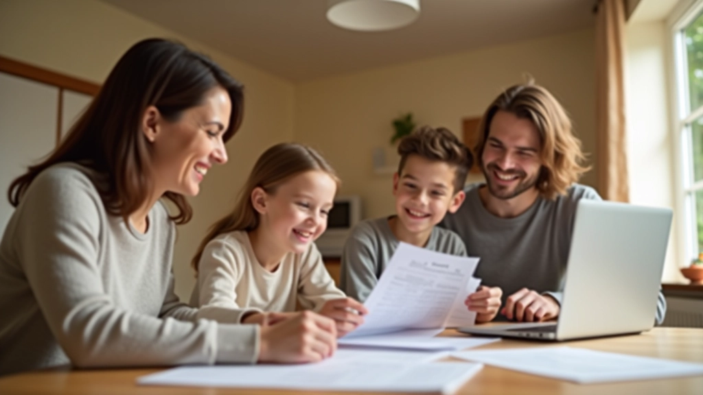 Vidéo testimoniale d'une famille parlant de son bilan budgétaire annuel